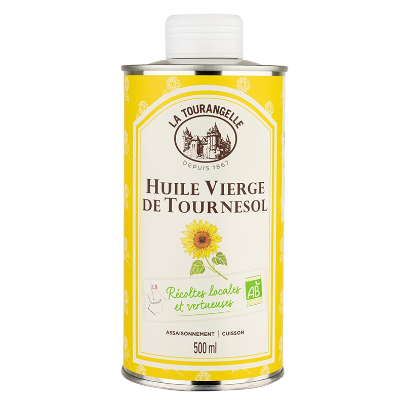 Huile vierge de Tournesol Bio (500ml)