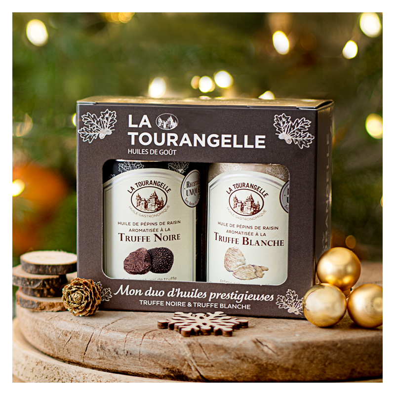 Coffret de deux huiles truffées