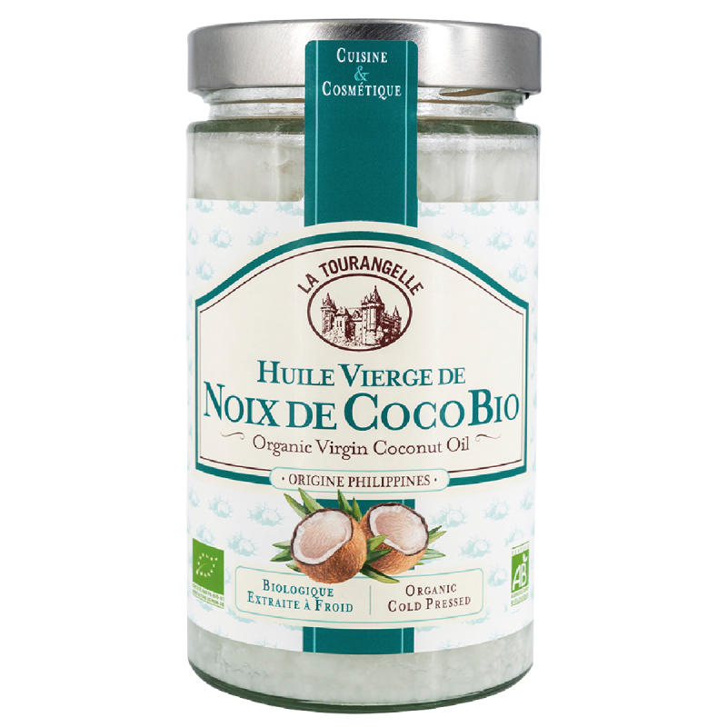 Huile vierge de Noix de Coco XL - Huiles La Tourangelle - 610ml