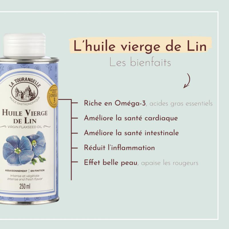 Quels sont les bienfaits de l'huile de lin ?