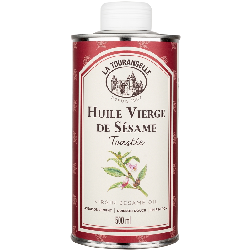 Huile vierge de Sésame, toastée - Huiles La Tourangelle - 500ml