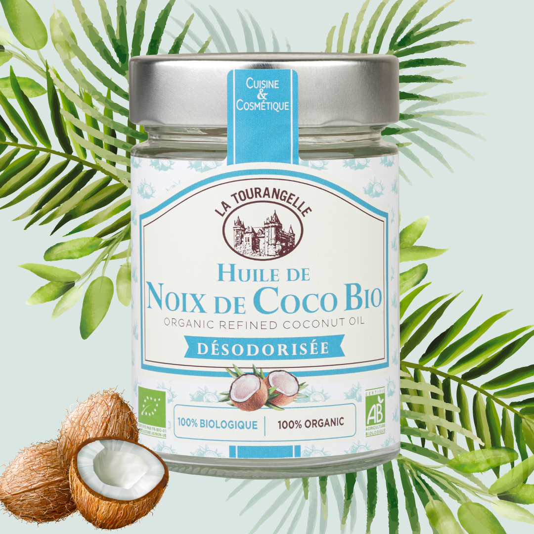 Huile à l'huile de noix de coco pour corps et cheveux Prephar Coconut  Moisturizing Beauty Oil